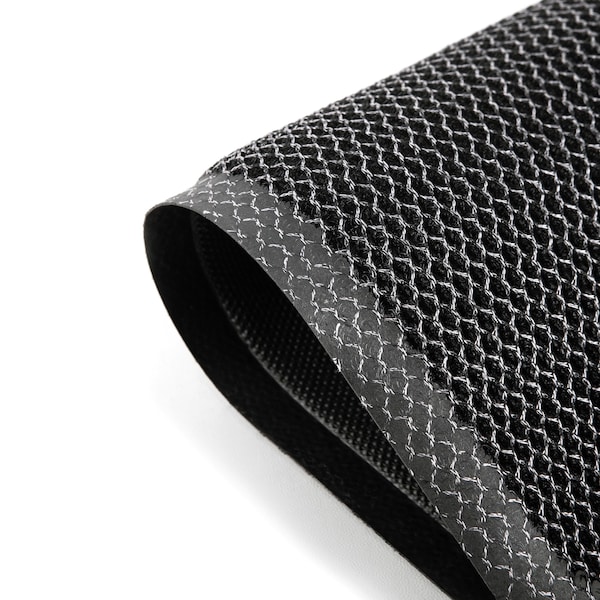 Mat, Nylon / Vinyl, 0.8 In Thick, Metallic Gray, 16 In X 24 In